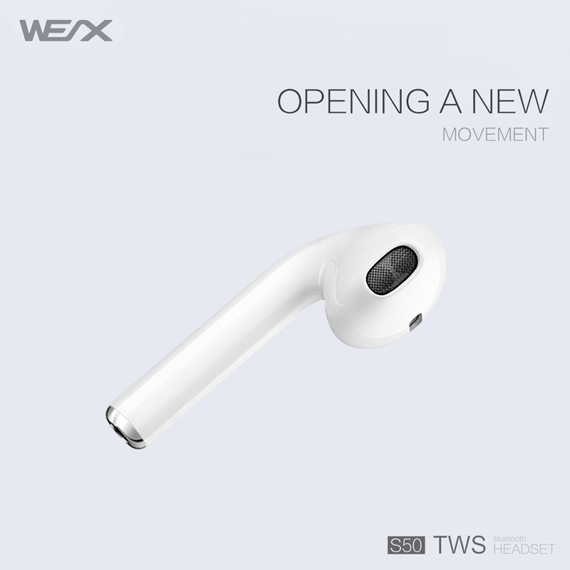 WEX S50 TWS Earphones, echte kabellose Stereo-Ohrhörer