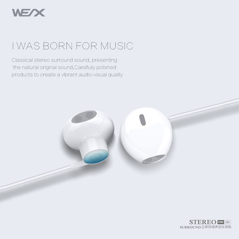 WEX 305 Wired Earphones Publish